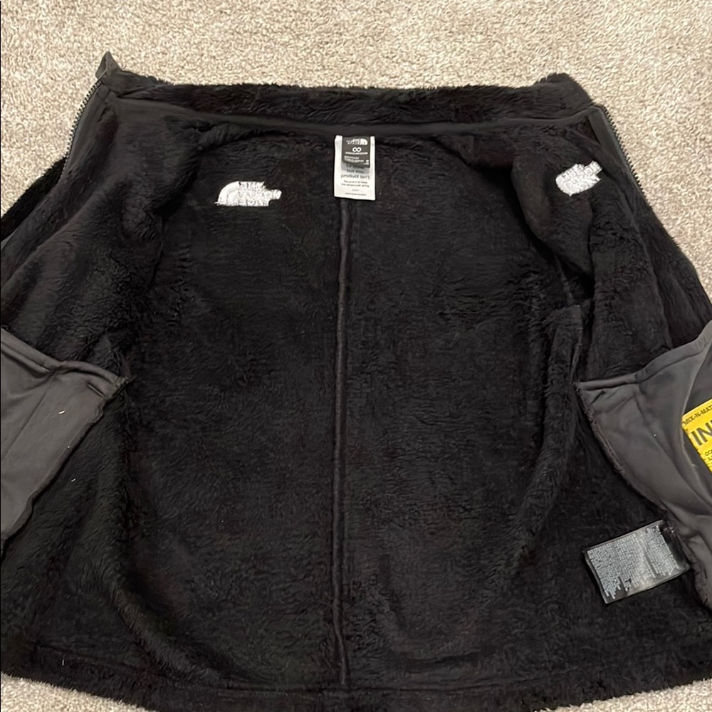 The North Face Black Fleece Jacket for girls size M(10) - Picture 6 of 7